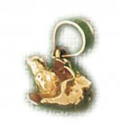 14K GOLD BIRD CHARM - DUCK #3146