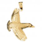 14K GOLD BIRD CHARM - DUCK #2953 14K GOLD BIRD CHARM - DUCK #2953