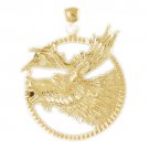 14K GOLD ANIMAL CHARM - MOOSE #2249