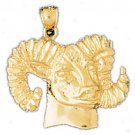 14K GOLD ANIMAL CHARM - RAM #2236