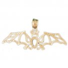 14K GOLD CHARM - BAT #2440