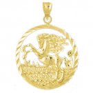14K GOLD ANIMAL CHARM - PEGASUS #1872