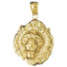14K GOLD ANIMAL CHARM - LION #1657