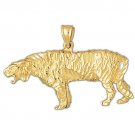 14K GOLD ANIMAL CHARM - TIGER #1725