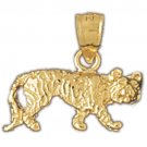 14K GOLD ANIMAL CHARM - TIGER #1717