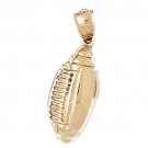 14K GOLD SPORT CHARM - FOOTBALL #3211