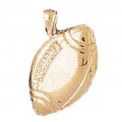 14K GOLD SPORT CHARM - FOOTBALL #3210