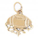 14K GOLD SPORT CHARM - FOOTBALL HELMET # 3213