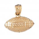 14K GOLD SPORT CHARM - FOOTBALL HELMET # 3214