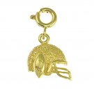 14K GOLD SPORT CHARM - FOOTBALL HELMET # 3202