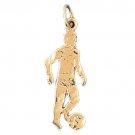 14K GOLD SPORT CHARM - SOCCER # 3260