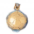 14K GOLD SPORT CHARM - SOCCER # 3252