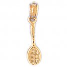 14K GOLD SPORT CHARM - TENNIS RACKET # 3308