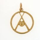 14K GOLD SPORT CHARM - BASEBALL #6327