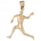 14K GOLD SPORT CHARM - BASEBALL #3371