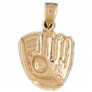 14K GOLD SPORT CHARM - BASEBALL #3347