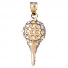 14K GOLD SPORT CHARM - GOLF #3390
