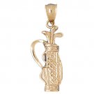 14K GOLD SPORT CHARM - GOLF #3375