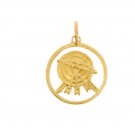 14K GOLD SPORT CHARM - SHOOTING GALLERY #6321
