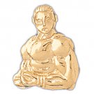 14K GOLD SPORT CHARM - BODYBUILDING #3470