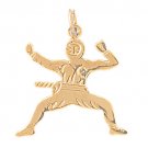 14K GOLD SPORT CHARM - MARTIAL ARTS #3517