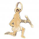 14K GOLD SPORT CHARM - CHEERLEADER #3509