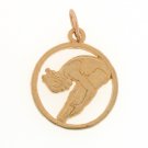 14K GOLD SPORT CHARM - GYMNASTICS #6312