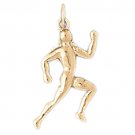 14K GOLD SPORT CHARM - RUNNING #3593