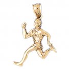 14K GOLD SPORT CHARM - RUNNING #3590