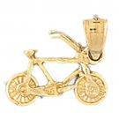 14K GOLD SPORT CHARM - CYCLING #3660