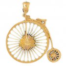 14K GOLD SPORT CHARM - CYCLING #3655