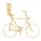 14K GOLD SPORT CHARM - CYCLING #3653