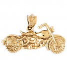 14K GOLD SPORT CHARM - MOTORCYCLE #3645