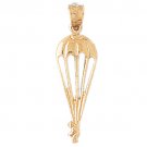 14K GOLD SPORT CHARM - SKYDIVING #3675