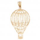 14K GOLD SPORT CHARM - HOT AIR BALLOON #3678