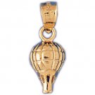 14K GOLD SPORT CHARM - HOT AIR BALLOON #3672
