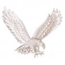 14K WHITE GOLD ANIMAL SLIDE - EAGLE #11090