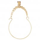 14K GOLD CHARM HOLDER # 4288