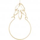 14K GOLD CHARM HOLDER # 4285
