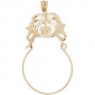 14K GOLD CHARM HOLDER # 4279