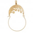 14K GOLD CHARM HOLDER # 4275