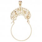 14K GOLD CHARM HOLDER # 4273