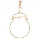 14K GOLD CHARM HOLDER # 4269