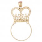 14K GOLD CHARM HOLDER # 4267