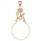 14K GOLD CHARM HOLDER # 4262