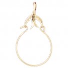14K GOLD CHARM HOLDER # 4238