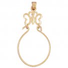 14K GOLD CHARM HOLDER # 4236