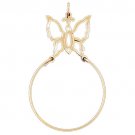 14K GOLD CHARM HOLDER # 4234