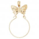 14K GOLD CHARM HOLDER # 4232