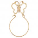 14K GOLD CHARM HOLDER # 4229